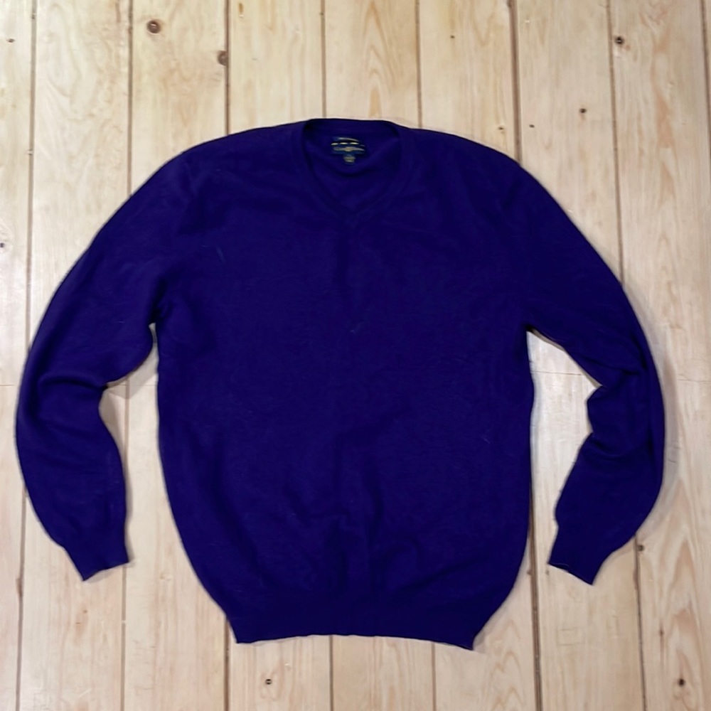 Purple cashmere sweater